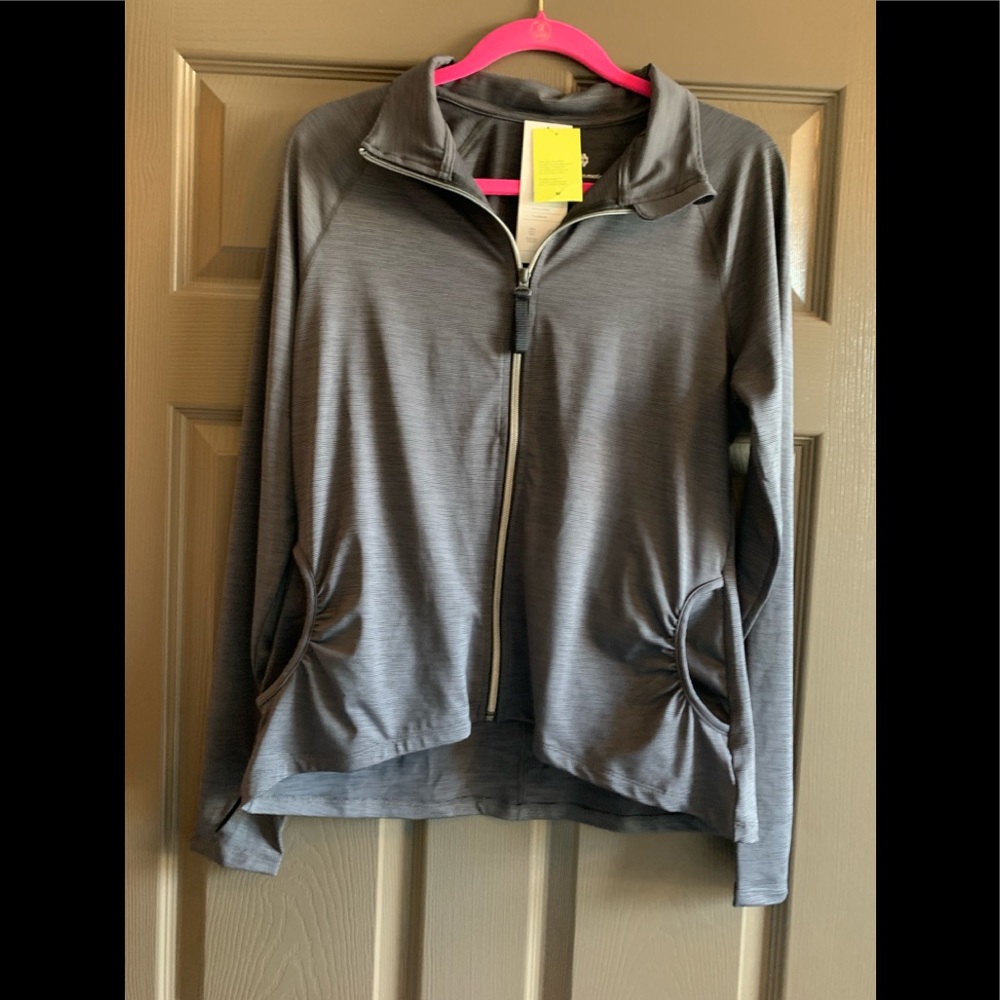 NWT All in motion light jacket gray size medium - Picture 2 of 8